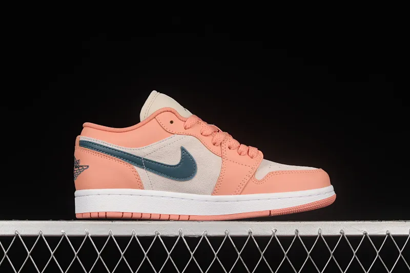 All categories Air Jordan Jordan series basketball shoes Air Jordan 1 Low G version pure original Air Jordan AJ1 Low AJ1 Joe 1 pink and green low-top cultural sneakers DC0774-800